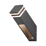 Vägglykta Gnosjö Konstsmide Massa 8W High Power LED Mörkgrå