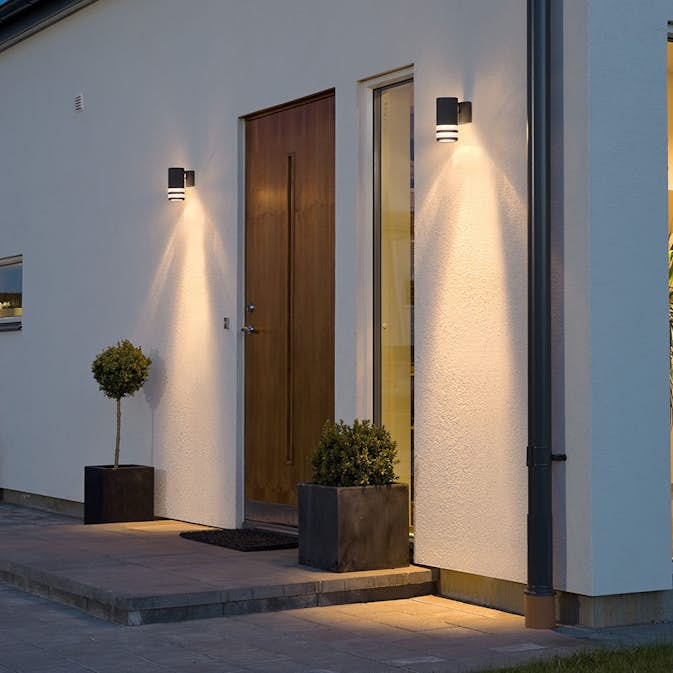 Vägglykta Gnosjö Konstsmide Modena Ned GU10 Transparent