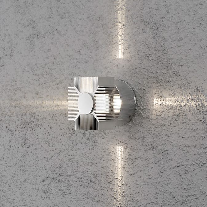 Vägglykta Gnosjö Konstsmide Monza 3W High Power LED Alu