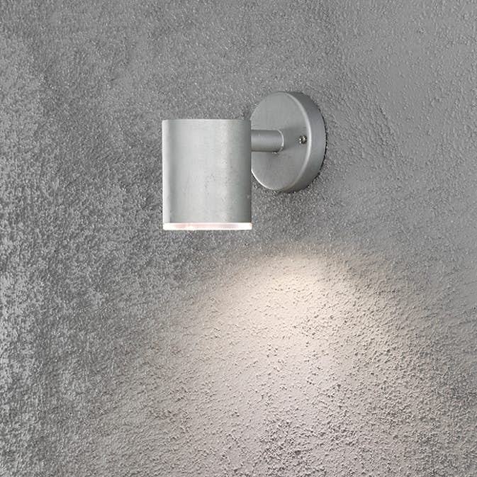 Vägglykta Gnosjö Konstsmide Ull Ned 8W Dimbar LED Galvaniserad