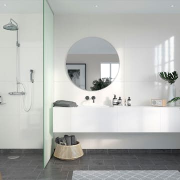 Våtrumsskiva Fibo Denver White 3091 M66-HG