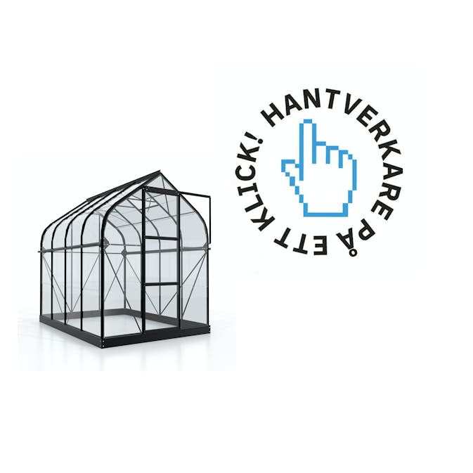 Montering Växthus Vitavia Uranus 8,3 kvm