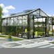 Växthus Vitavia Poseidon Aluminiumstomme med UV-Skyddat Polykarbonat & Härdat Glas, 13,8 m²