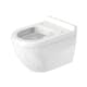Vägghängd Toalettstol Duravit Starck 3 252709 Rimless utan Toalettsits