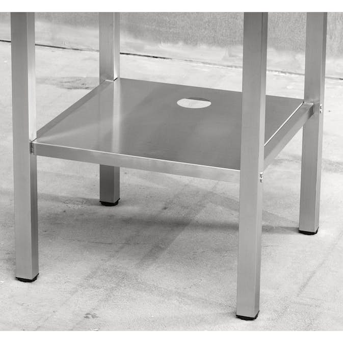 Underhylla Vilan Stainless Rostfri Underhylla med hål