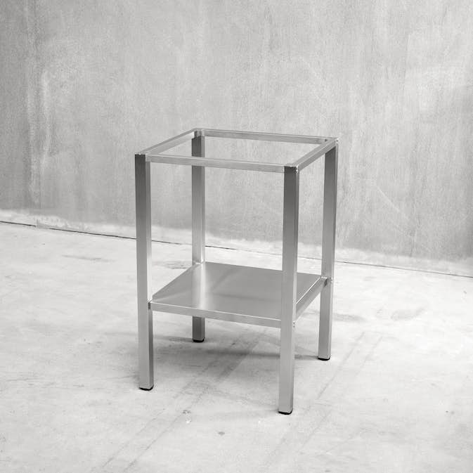 Bänkstativ Vilan Stainless Rostfri Variant Stativ med Underhylla