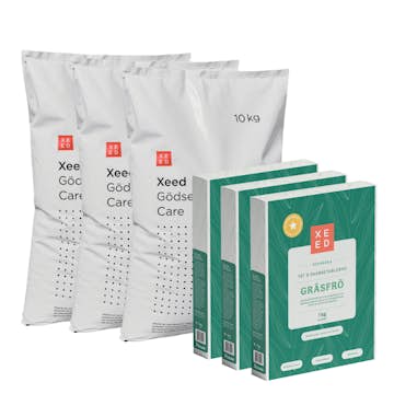 Gödsel Xeed Höstpaket Med Gräsfrö Organiskt 1050 kvm