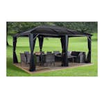 Pergola gop Meridien 18 m² för Altan Inkl Myggnät