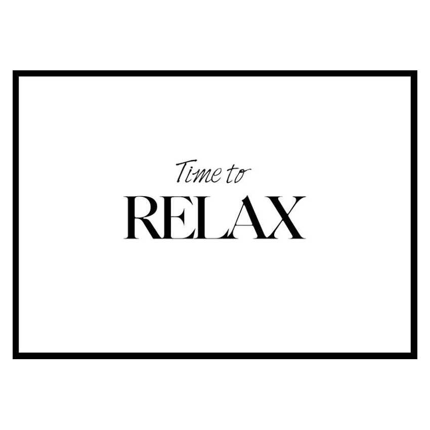 Poster Gallerix Time To Relax No1