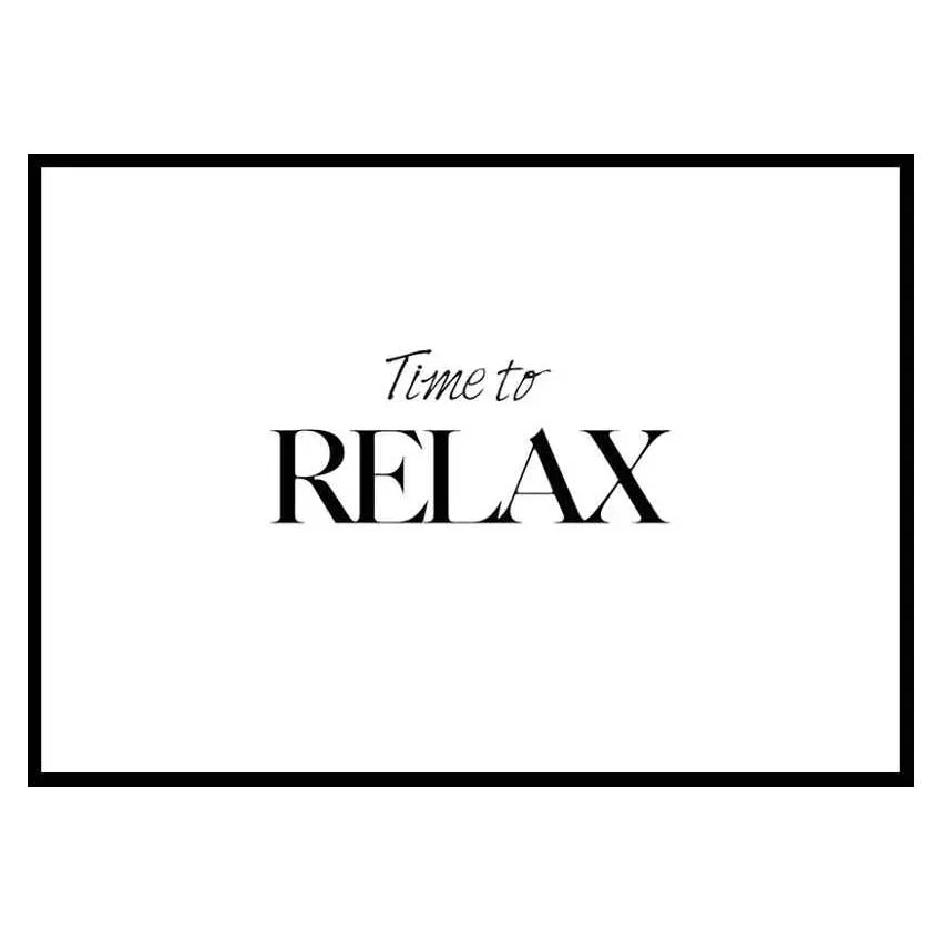 Poster Gallerix Time To Relax No1