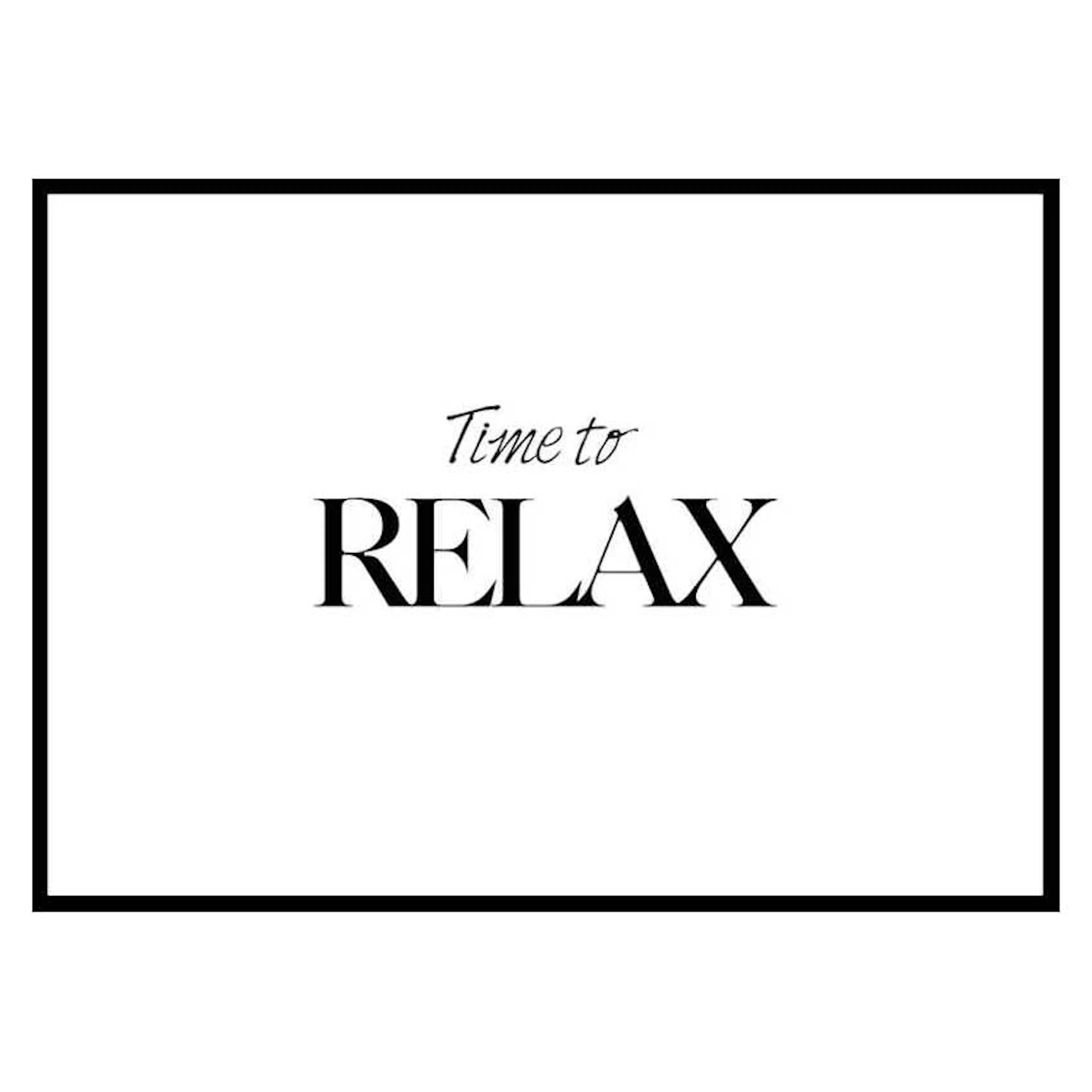 Poster Gallerix Time To Relax No1