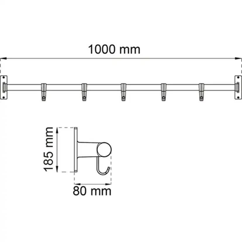 Kroklist Habo Elegant 100 cm