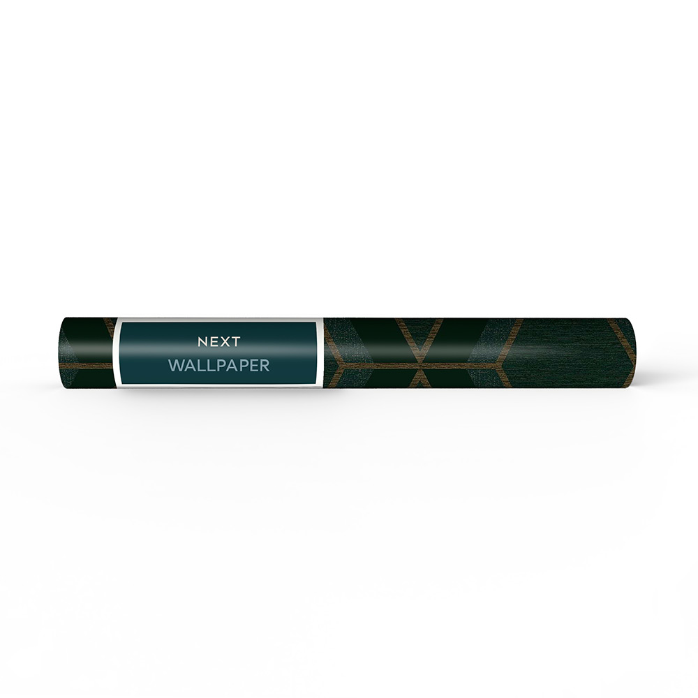 Tapet NEXT Optical Triangle Green