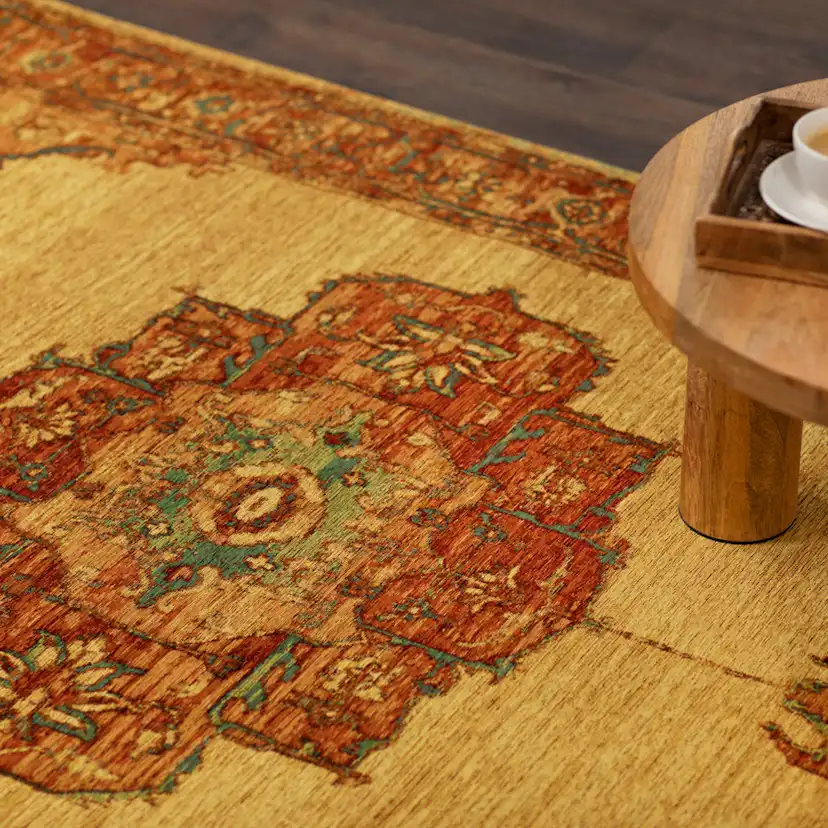 Orientalisk Matta KM Carpets Mewar Medaljong Multi