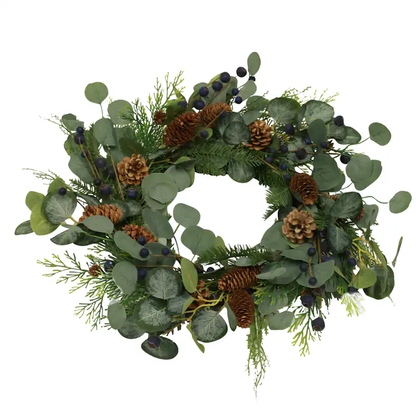 Krans Nordic Winter med Blåbär