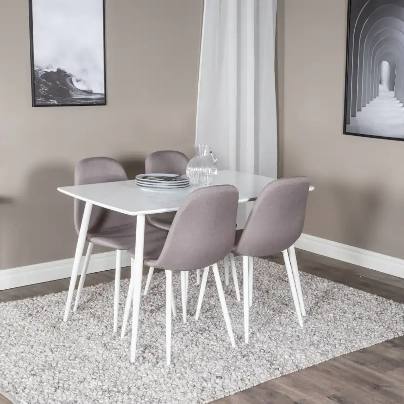 Matgrupp Venture Home Polar med 4st Stolar