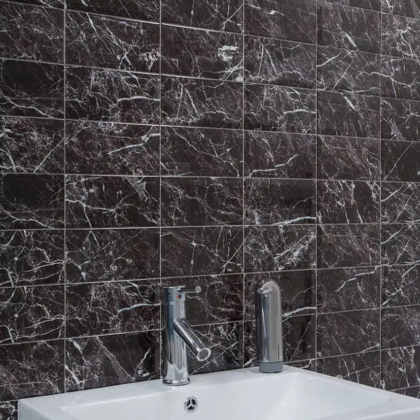 Kakel Tenfors Metro Marquina 10x20 cm