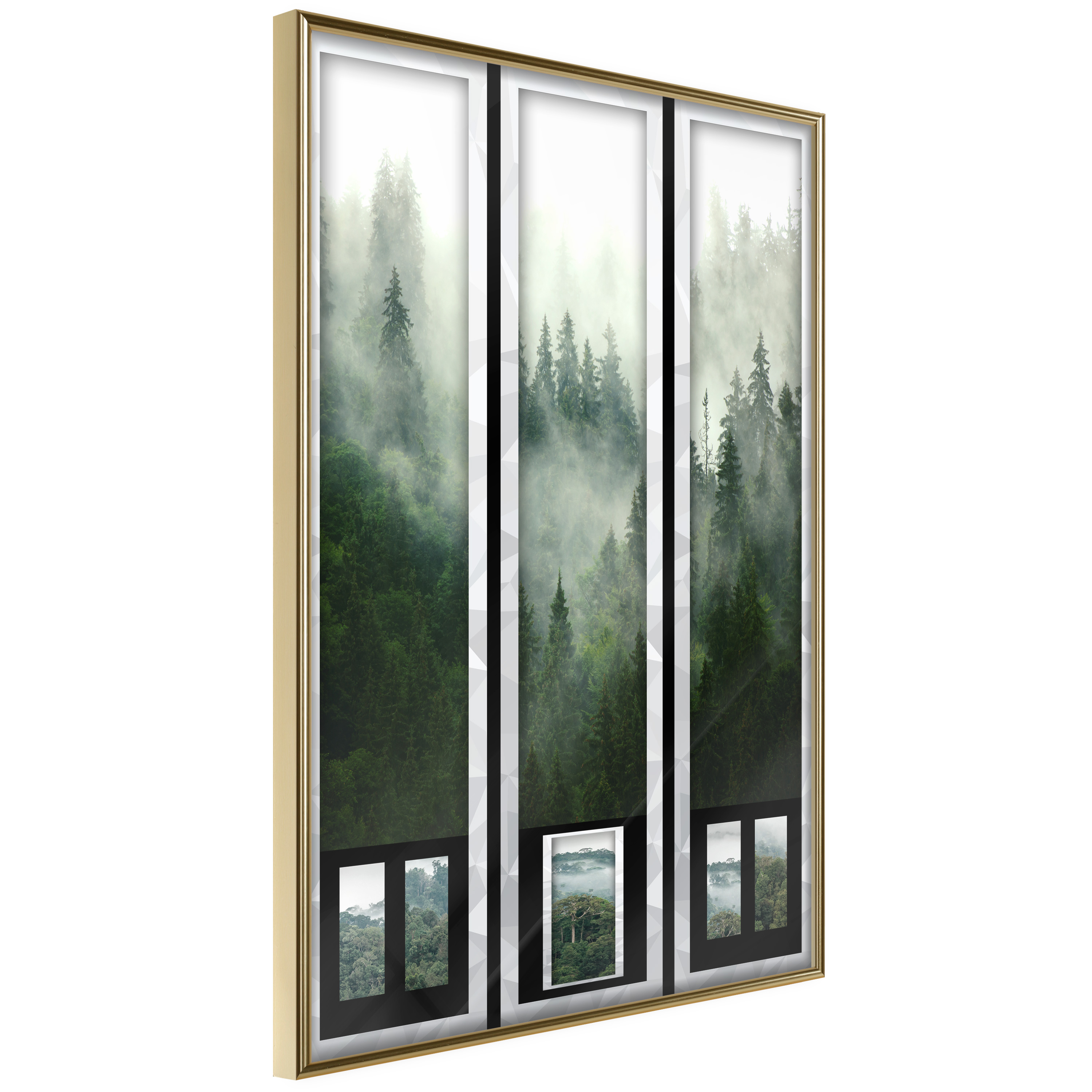 Affisch - Memories Cards [Poster] 20x30 Guld ram, 20x30 cm