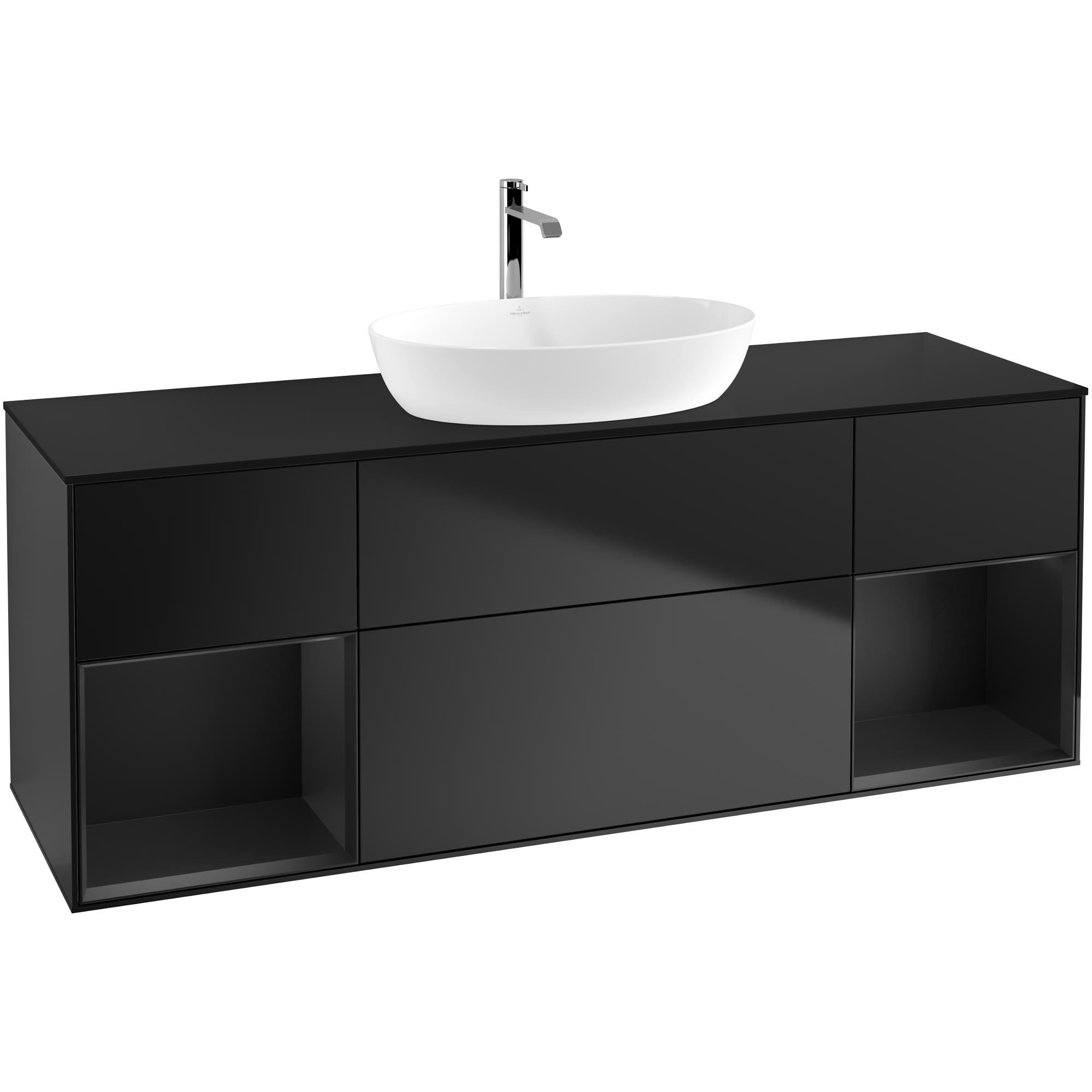 Tvättställsskåp Villeroy & Boch Finion med Två Hyllor och Bänkskiva för Fristående Tvättställ från Artis & Collaro