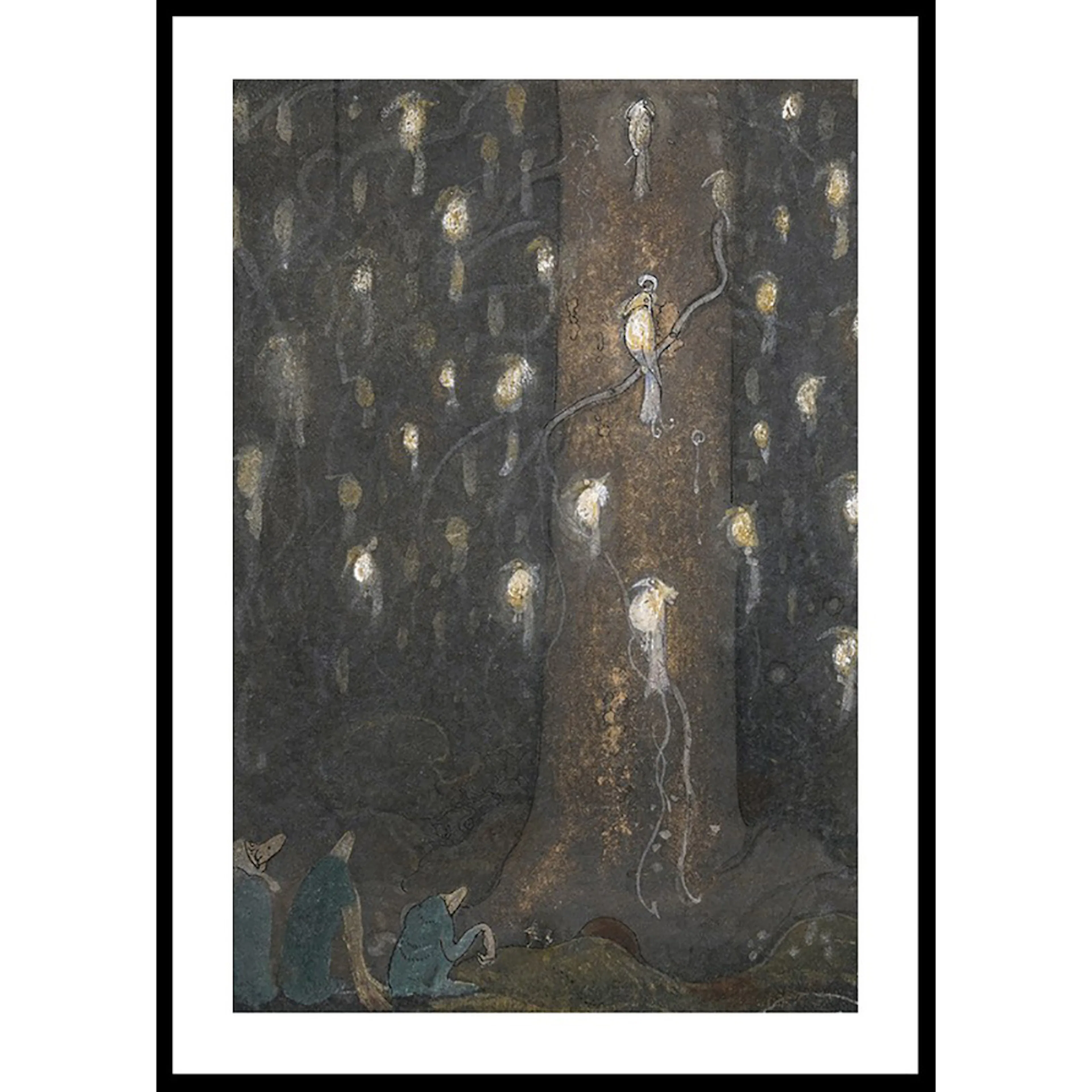 Poster Gallerix Fågelsången av John Bauer