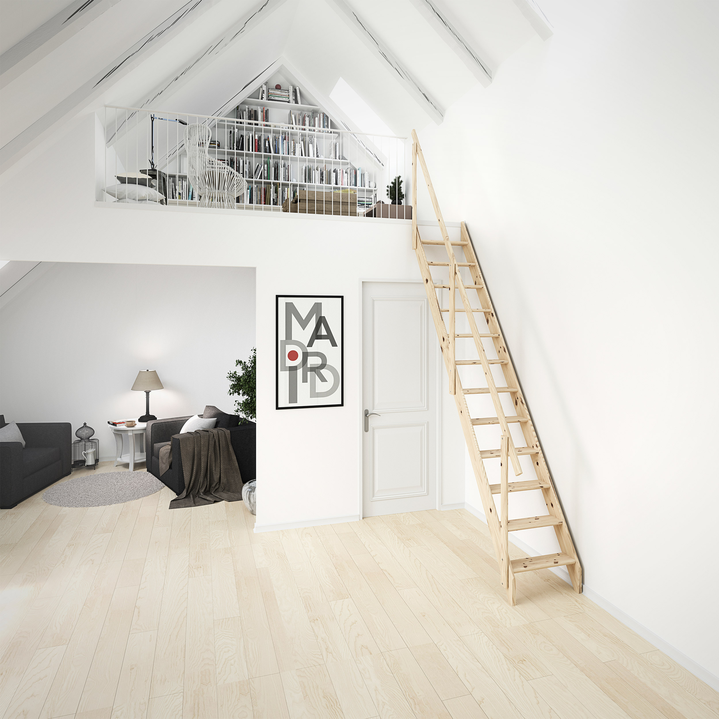 Lofttrappa Dolle Madrid