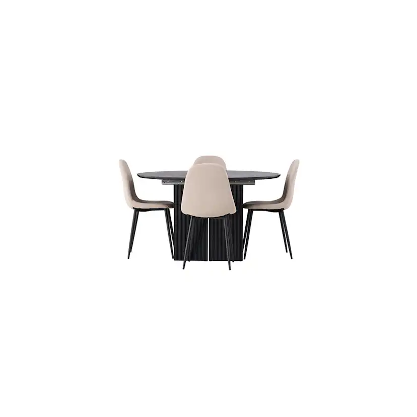 Matgrupp Venture Home Matilda med 4 Polar Stolar