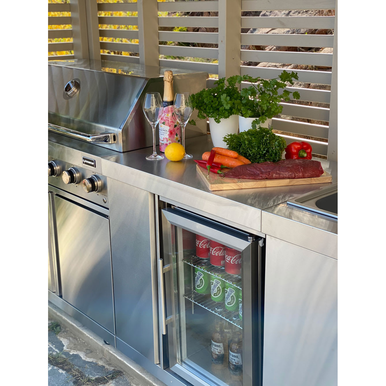 Fristående Utekök Myoutdoorkitchen Stainless Collection Sacramento