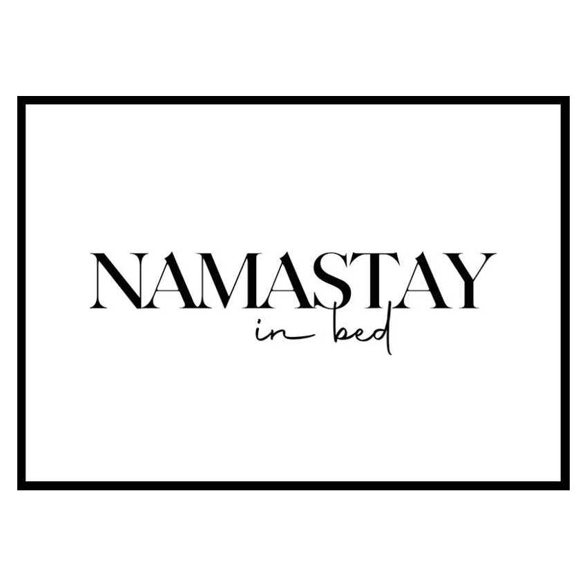 Poster Gallerix Namastay In Bed No1