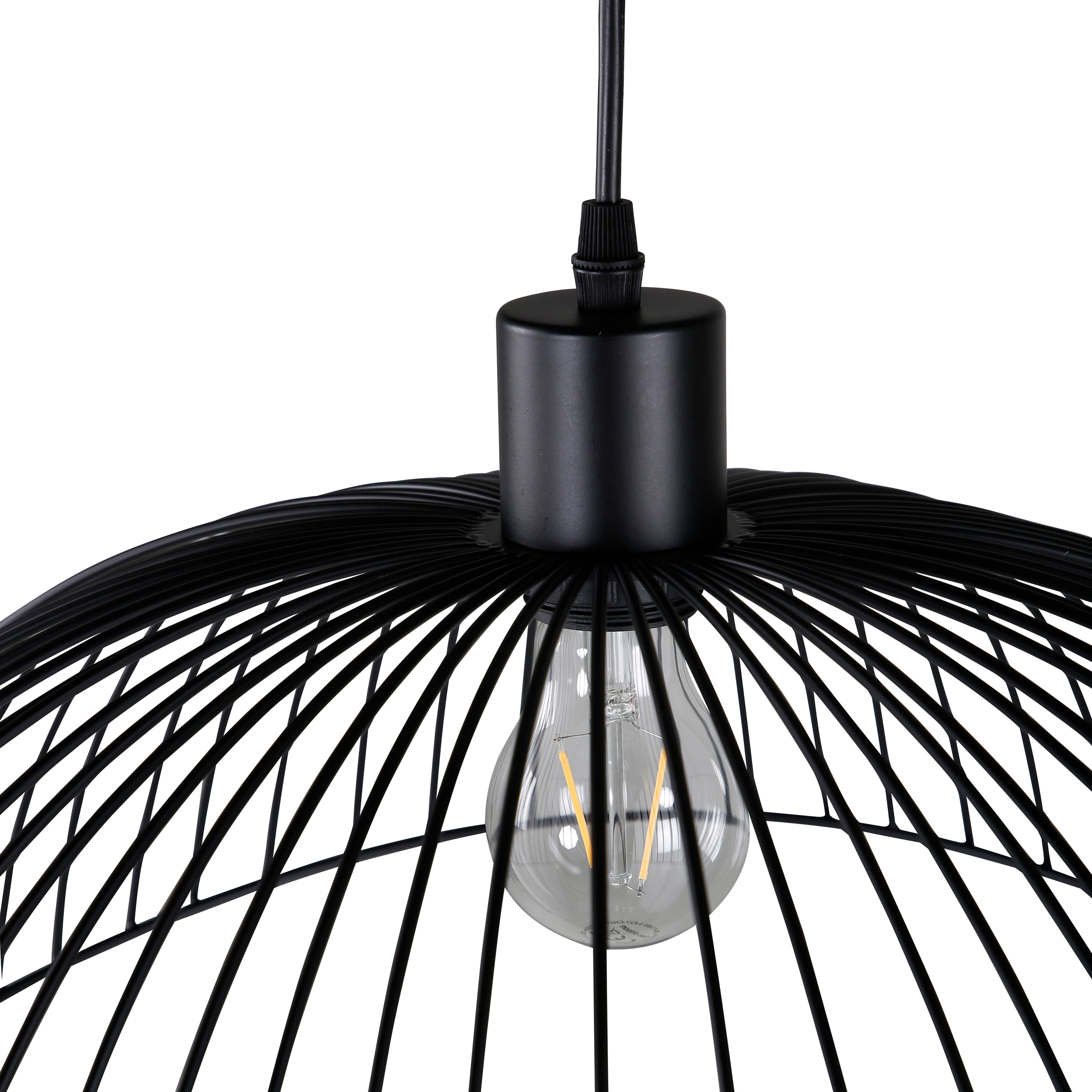 Elsa Pendant Lamp L400*W340*H220 Black BxDxH: 400x340x220 mm
