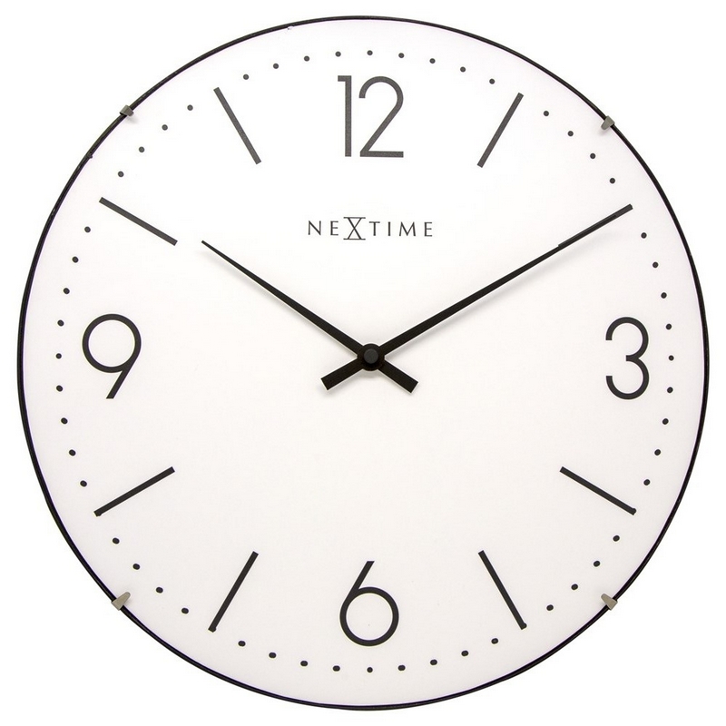Väggklocka NeXtime Basic Dome