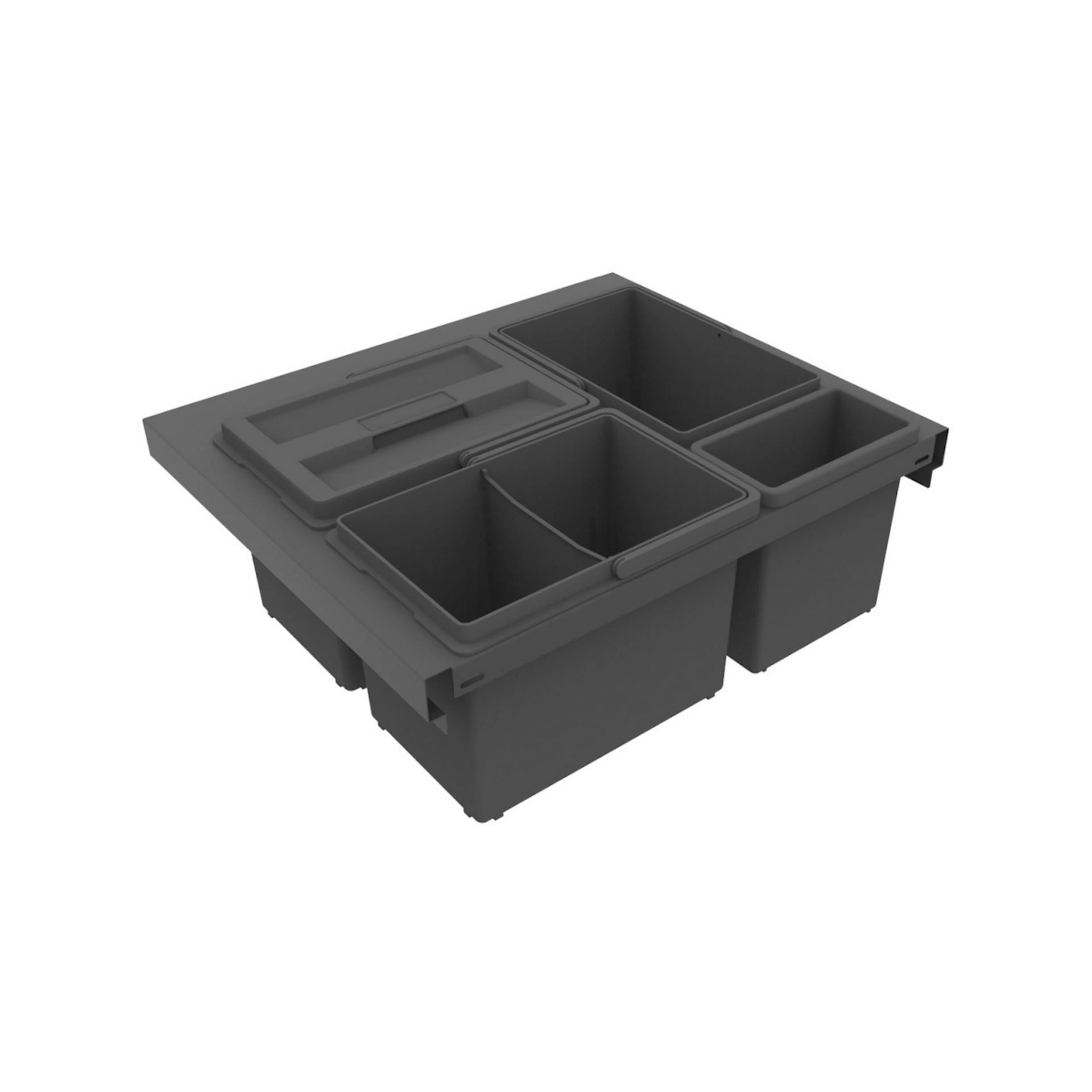 Källsorteringskärhållare Beslag Design Slim 600