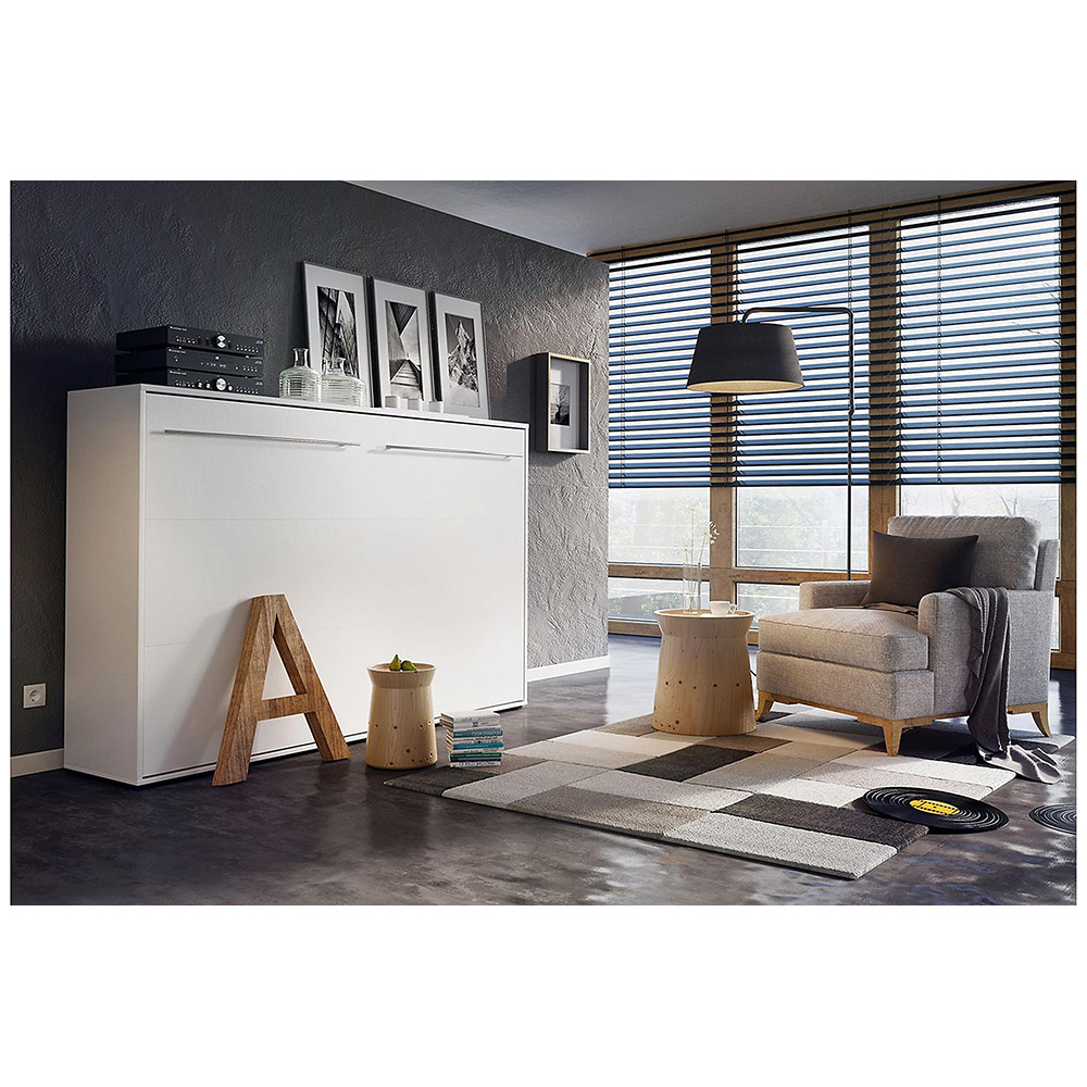 Sängskåp Wilson & Wood Concept Pro Vit Utfällbar Säng 140x200 cm