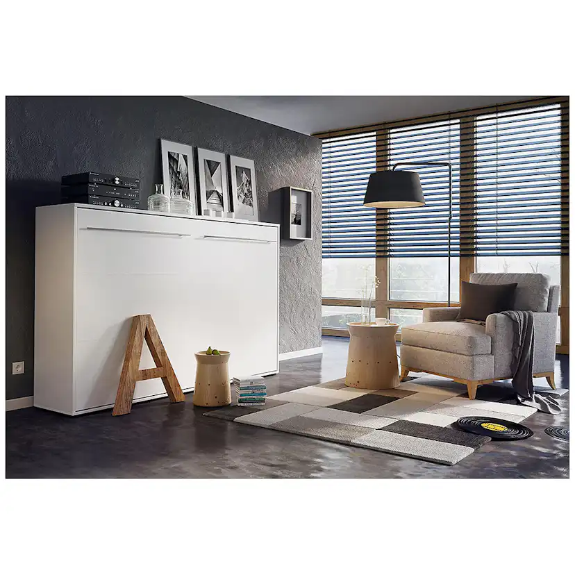 Sängskåp Wilson & Wood Concept Pro Vit Utfällbar Säng 140x200 cm