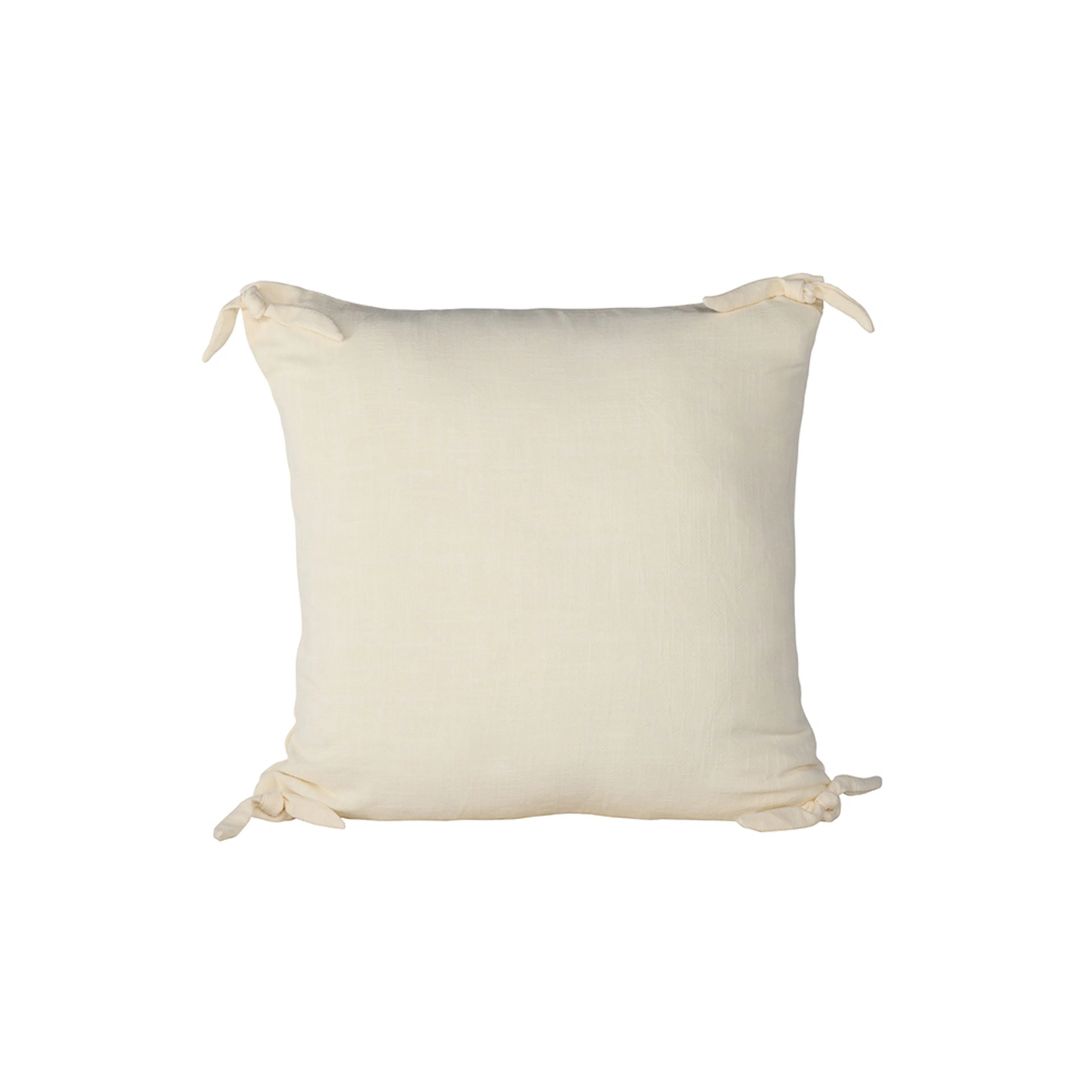 Nora Cushion Cover Linen Viscouse - White Vit