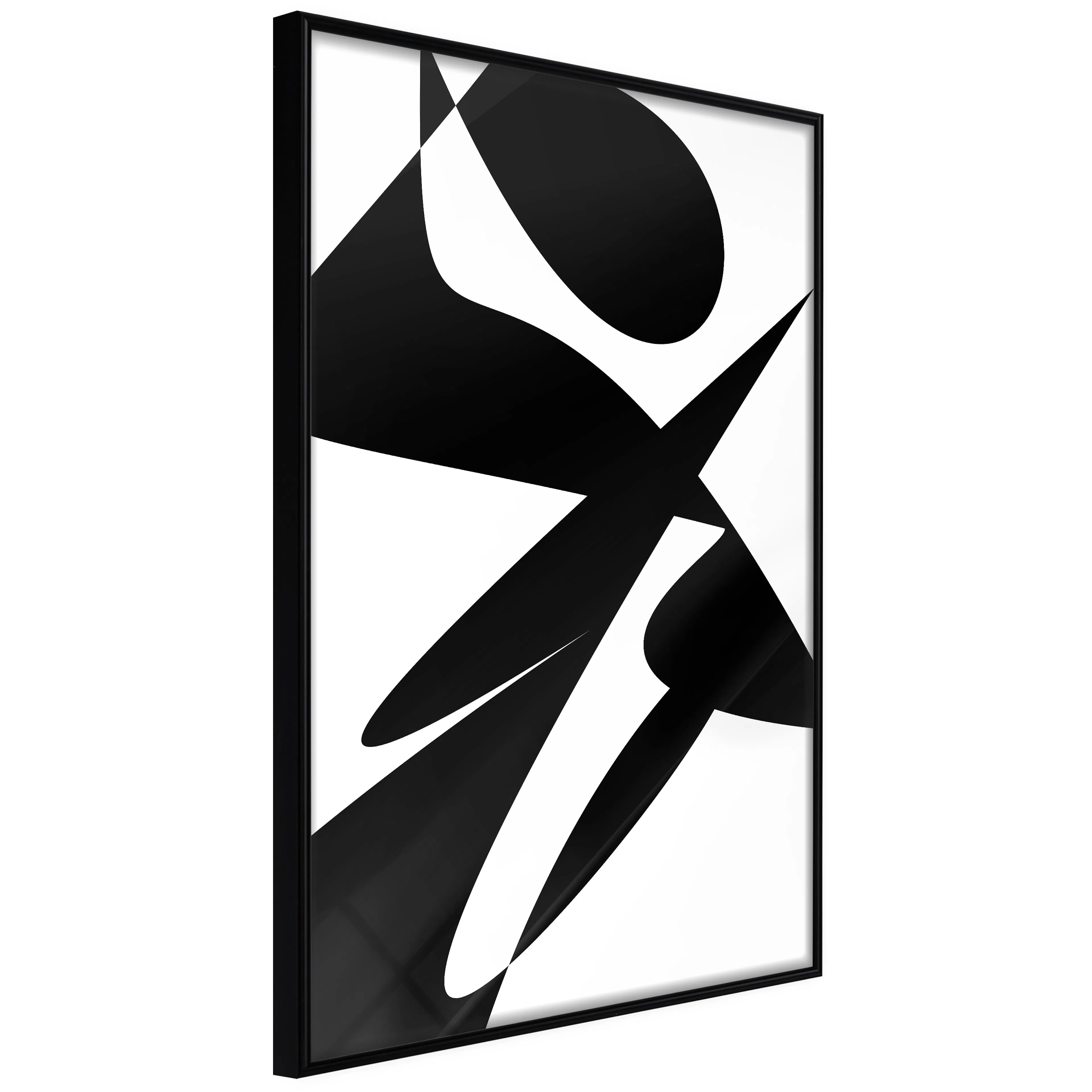 Affisch - Contrast [Poster] 40x60 Svart ram, 40x60 cm
