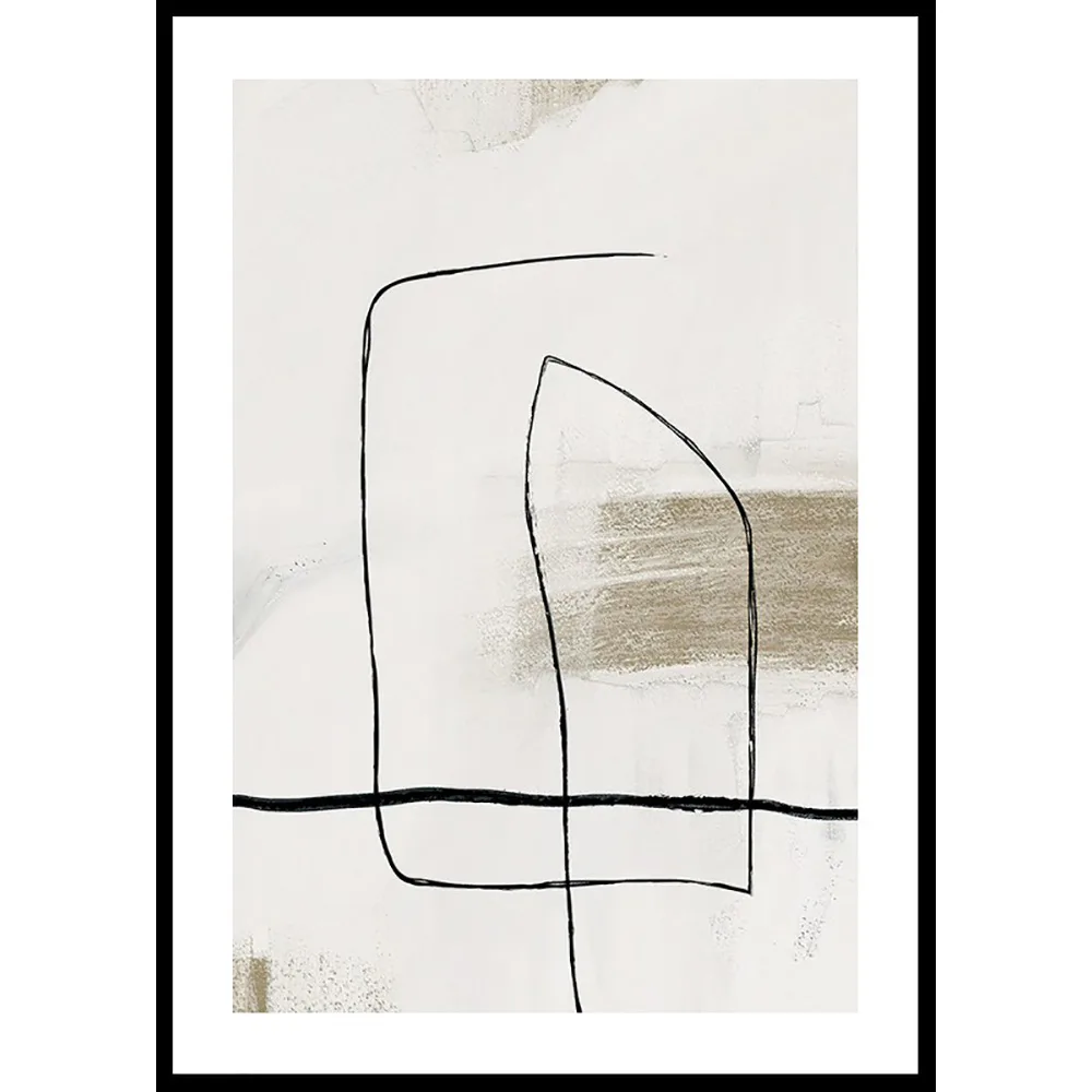 Poster Gallerix Boho Abstract Lines No1