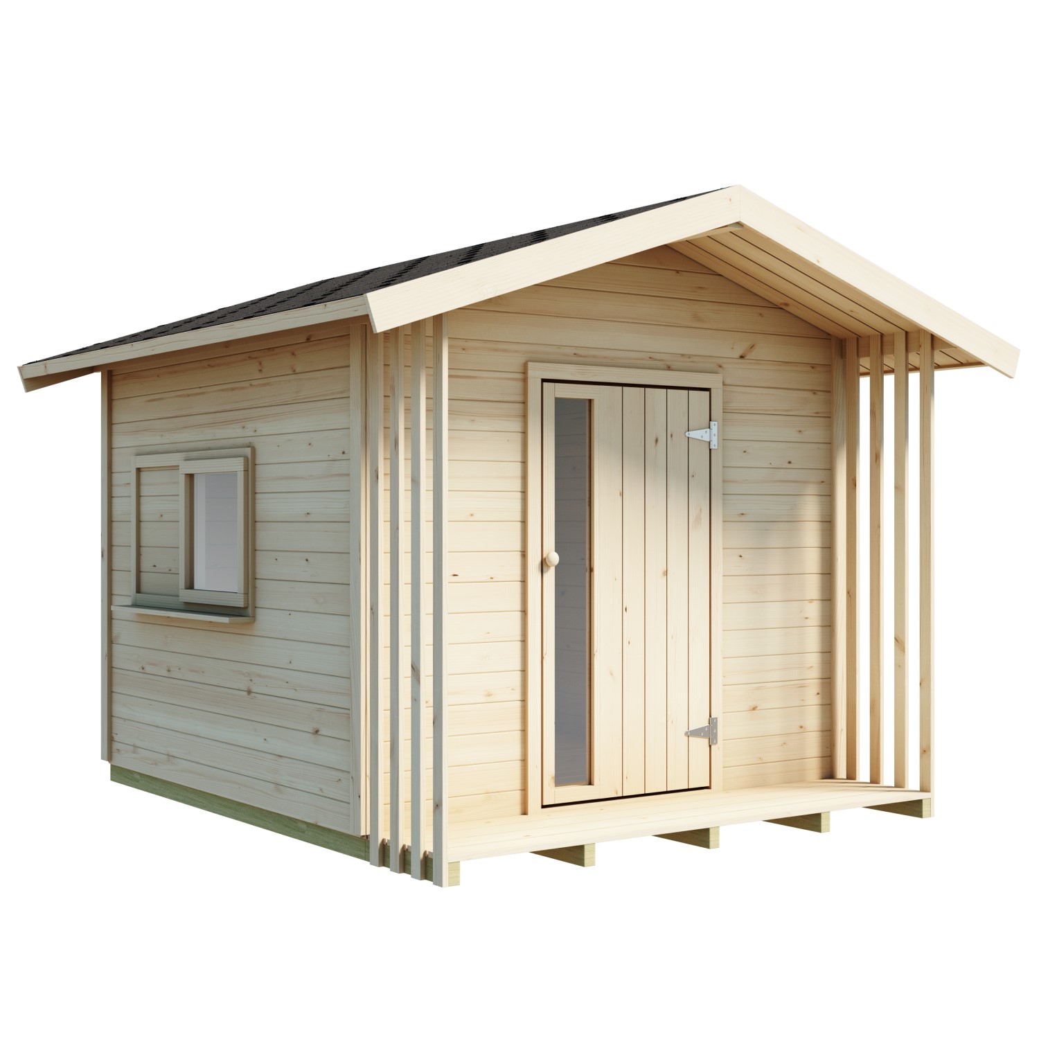 Lekstuga Luoman Lillevilla Satakieli 3,25 m² Trästuga med Sadeltak