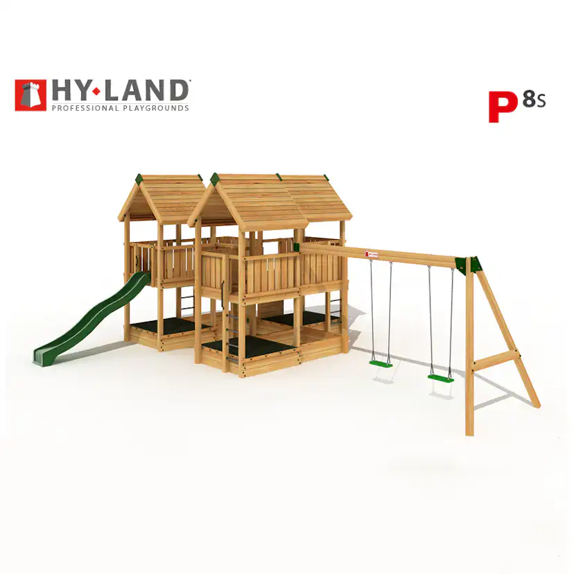 Klätterställning Hy-Land Projekt 8 + Swingmodul