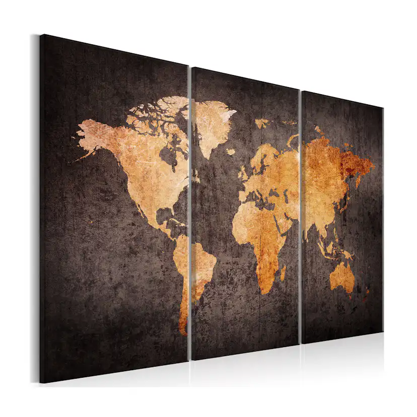 Tavla Arkiio Chestnut World Map