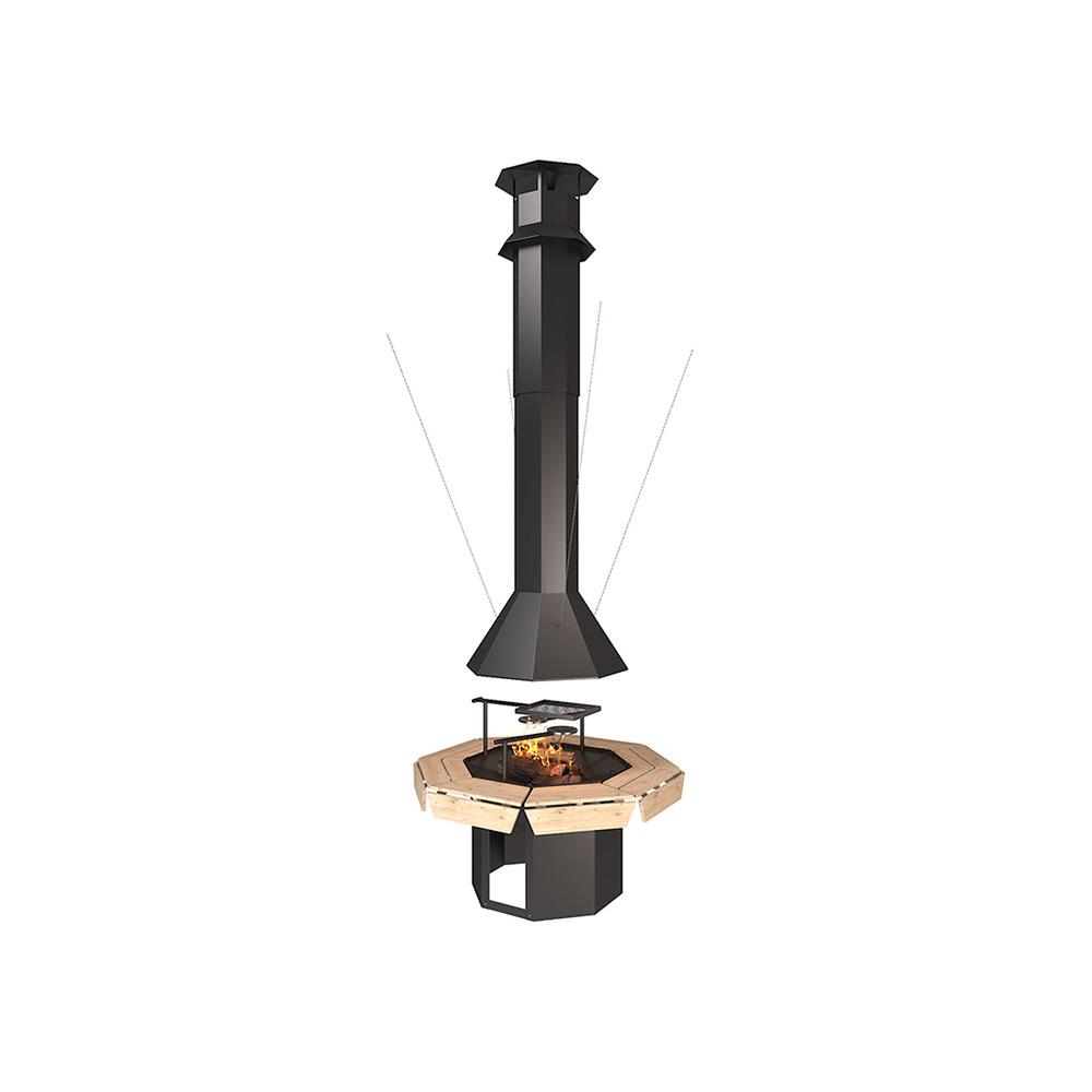 Grill med skorsten Nordkapp S8