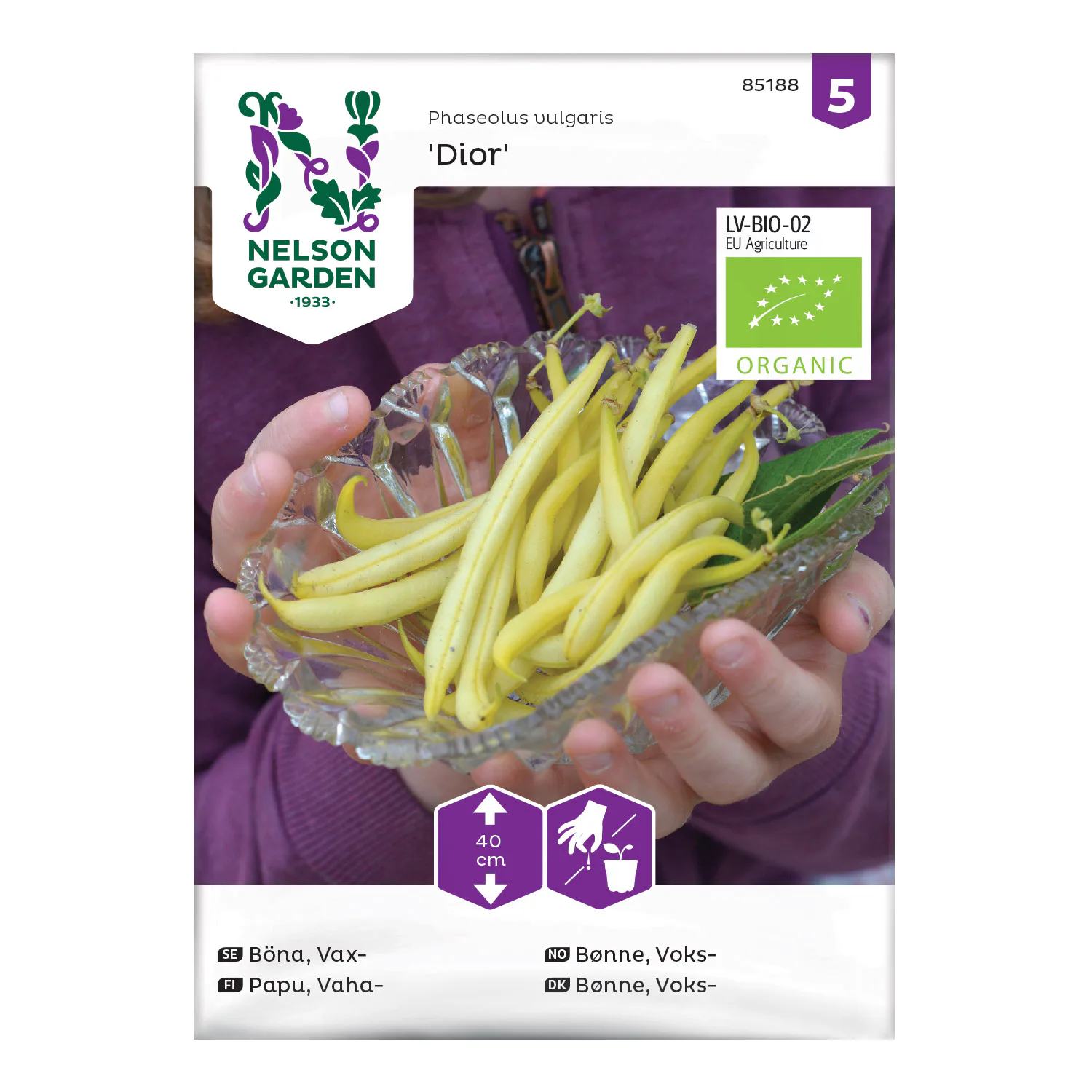 Frö Vaxböna Nelson Garden Dior Eko