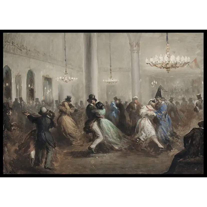 Poster Gallerix El Baile De Capellanes By Ricardo Balaca