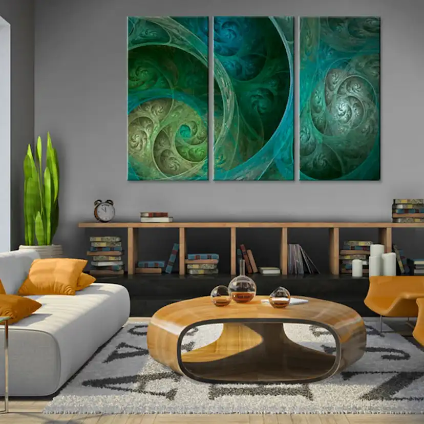 Tavla Arkiio Turquoise Oriental Inspiration