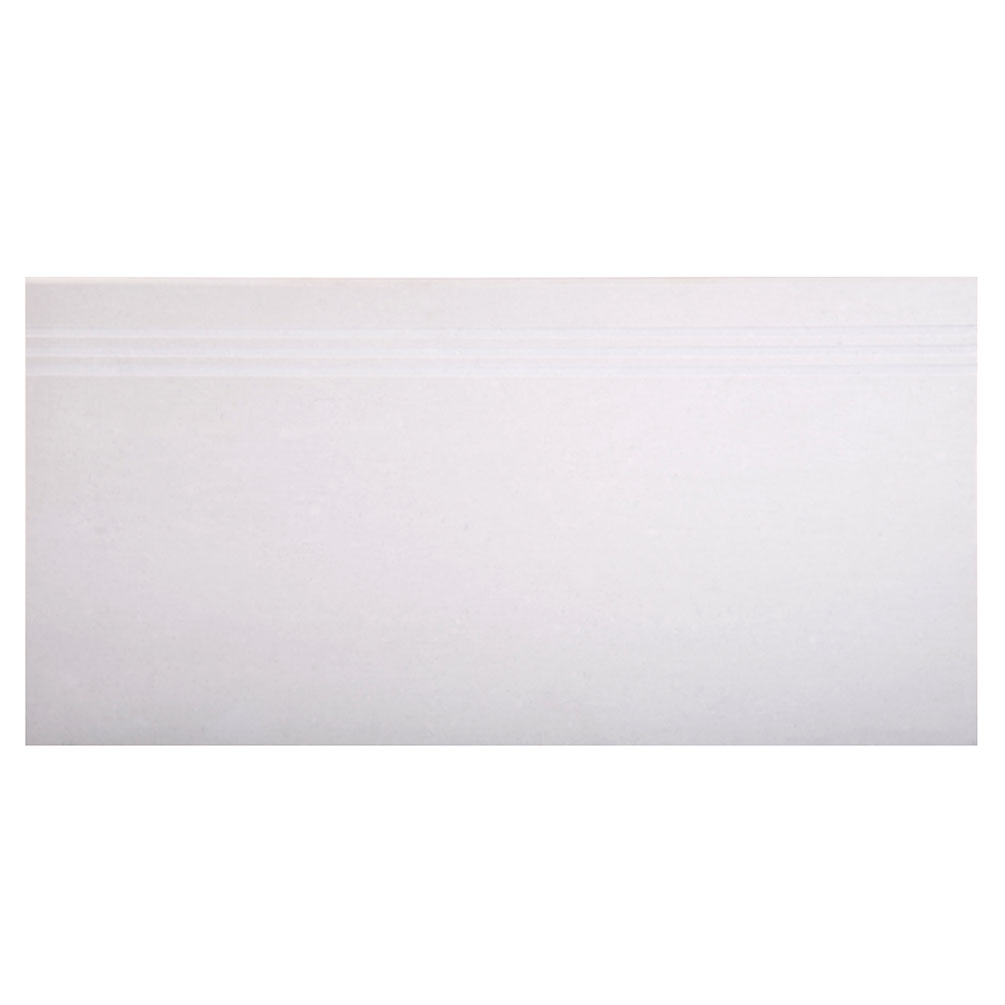 Klinker Arredo Fojs Collection Vit Matt 60x60 cm Trappsteg/Trappnos