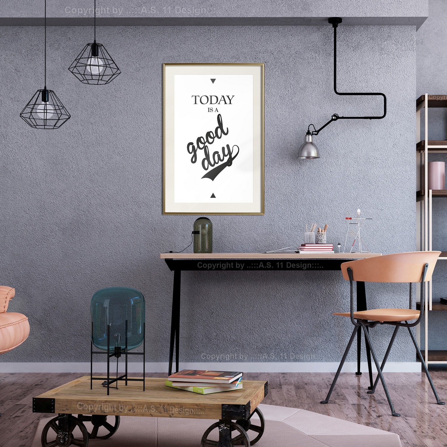 Poster Artgeist Affisch Today Is a Good Day