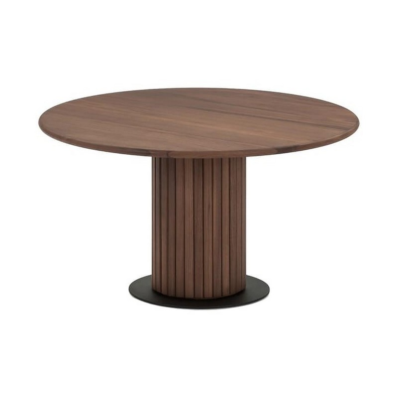 Soffbord In Living Noira Ø72 cm Brun