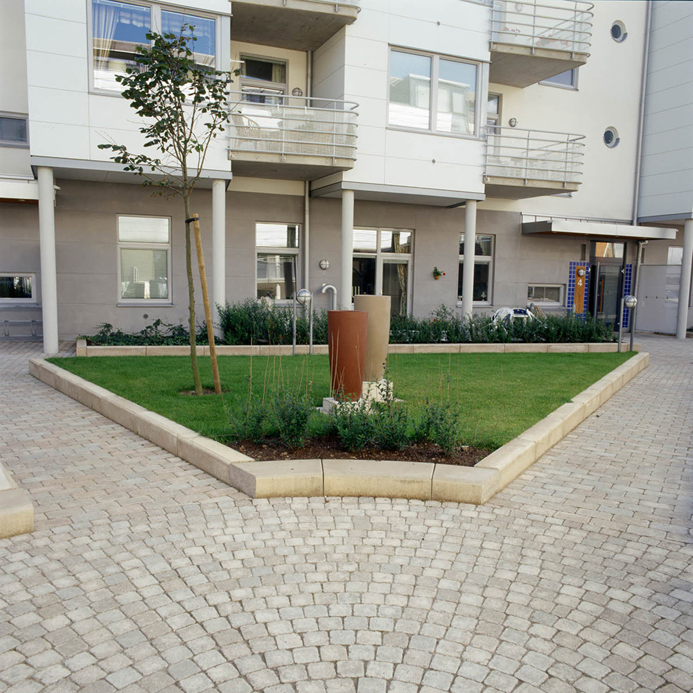 Campus 350x350x175, Naturgrå Normalblock, Naturgrå, 350 mm