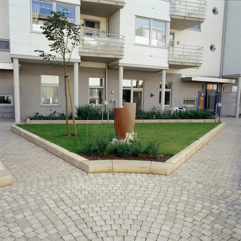 Campus 350x350x175, Naturgrå Normalblock, Naturgrå, 350 mm