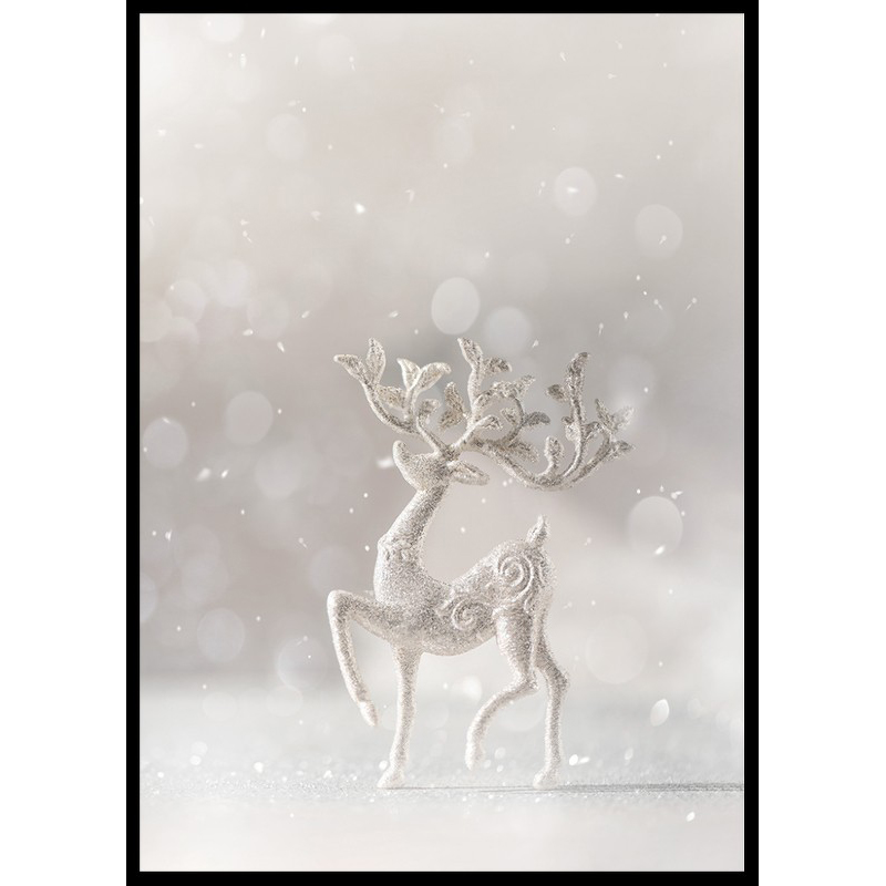 Poster Gallerix Winter Deer Decoration