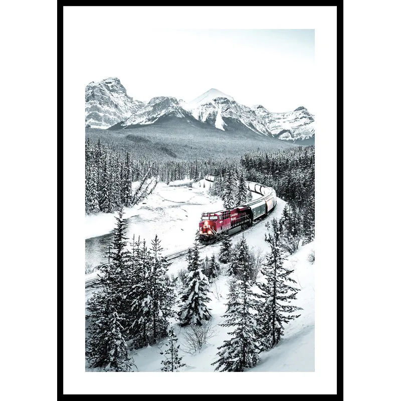 Poster Gallerix Winter Train No2